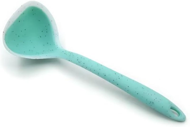 مغرفة سيليكون عامة للمطبخ - مقاومة للحرارة - مغرفة أرز، مغرفة شوربة، مغرفة خضار - متغيرة اللون